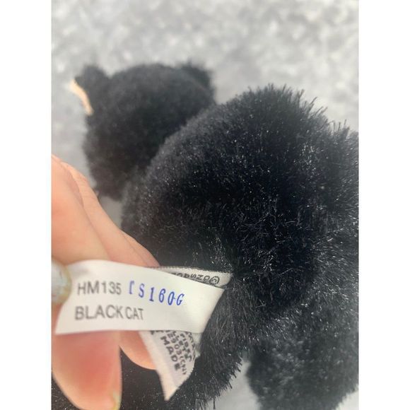 Webkinz Ganz Halloween Black Cat no code green eye - Picture 7 of 8